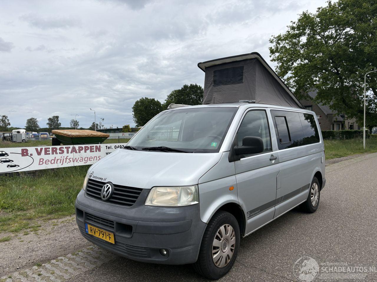 Volkswagen  Transporter KOMBI 2,5 TDI kampeerauto 128kw automaat, camper