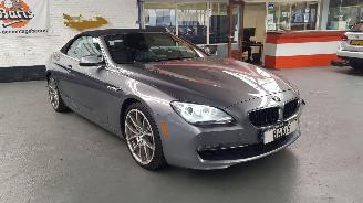 damaged passenger cars BMW 6-serie 650i V8 32V CABRIO  BENZ AUT 4.395CC 300KW 408PK 2011/6