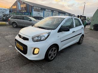 krockskadad bil auto Kia Picanto 1.0 CVVT 49KW EconomyPlusLine 5-Deurs NAP 2016/8