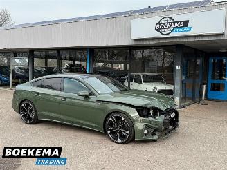 krockskadad bil auto Audi A5 Sportback 35 TFSI S-Edition Competition Navigatie ACC Panorama 2023/10