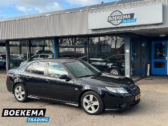 krockskadad bil auto Saab 9-3 Sport Sedan 1.9 TiD Norden Business Automaat Navigatie Cruise Clima Leer Stoelverw. PDC 2008/10