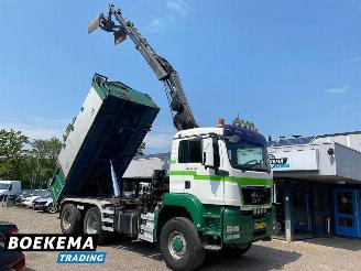 Vaurioauto  trucks MAN TGS 32.400 6X6 Hiab 166Pro Remote Kipper Widespread Euro5 2009/1