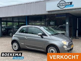 krockskadad bil auto Fiat 500 1.2 Lounge Automaat Panorama Airco 2011/5
