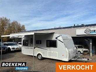 krockskadad bil caravan Tec  Travel King 470 TE Luifel Mover Enkele-Bedden Fietsenrek 2009/5