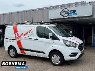 krockskadad bil bedrijf Ford Transit Custom 300 2.0 TDCI 131PK Automaat Navigatie Imperial Schuifdeur 2021/3
