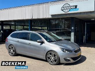 skadebil auto Peugeot 308 SW 2.0 BlueHDI Allure Automaat Navigatie Panorama 2014/11