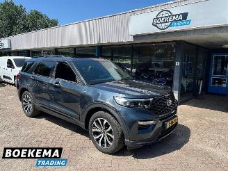 Damaged car Ford Explorer 3.0 V6 EcoBoost PHEV ST-Line B&O Sound Stoelverkoeling Leer ACC Navigatie Camera 2024/2