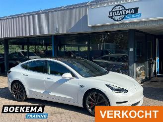 Vaurioauto  passenger cars Tesla Model 3 Performance AWD 75 kWh Dual Motor Panorama 2019/12