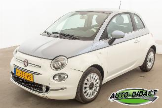 krockskadad bil auto Fiat 500 1.0 Hybrid 62.096 km Dolcevita 2021/12