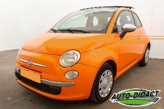krockskadad bil auto Fiat 500 0.9 Clima Open Pano TwinAir Lounge 2011/6