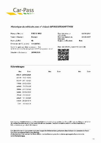 Ford B-Max 1.0 Titanium Clima 88.671 km CARPAS picture 30