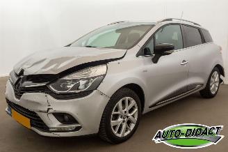 krockskadad bil auto Renault Clio 0.9 TCe Airco 105.014 km NAP Limited 2019/10