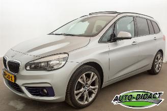 Voiture accidenté BMW 2-serie Gran Tourer 218i 7p. Automaat Pano Navi Clima 2016/1