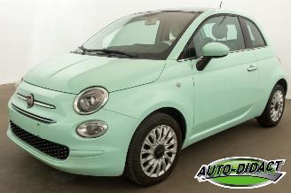 krockskadad bil auto Fiat 500 1.2 51kW 57.191 km Pano Airco 2019/7