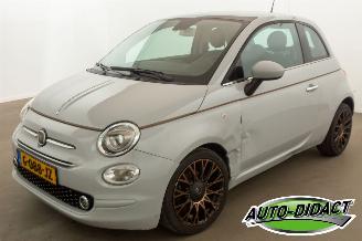 krockskadad bil auto Fiat 500 1.2 Collezione Automaat Pano Clima 2019/6