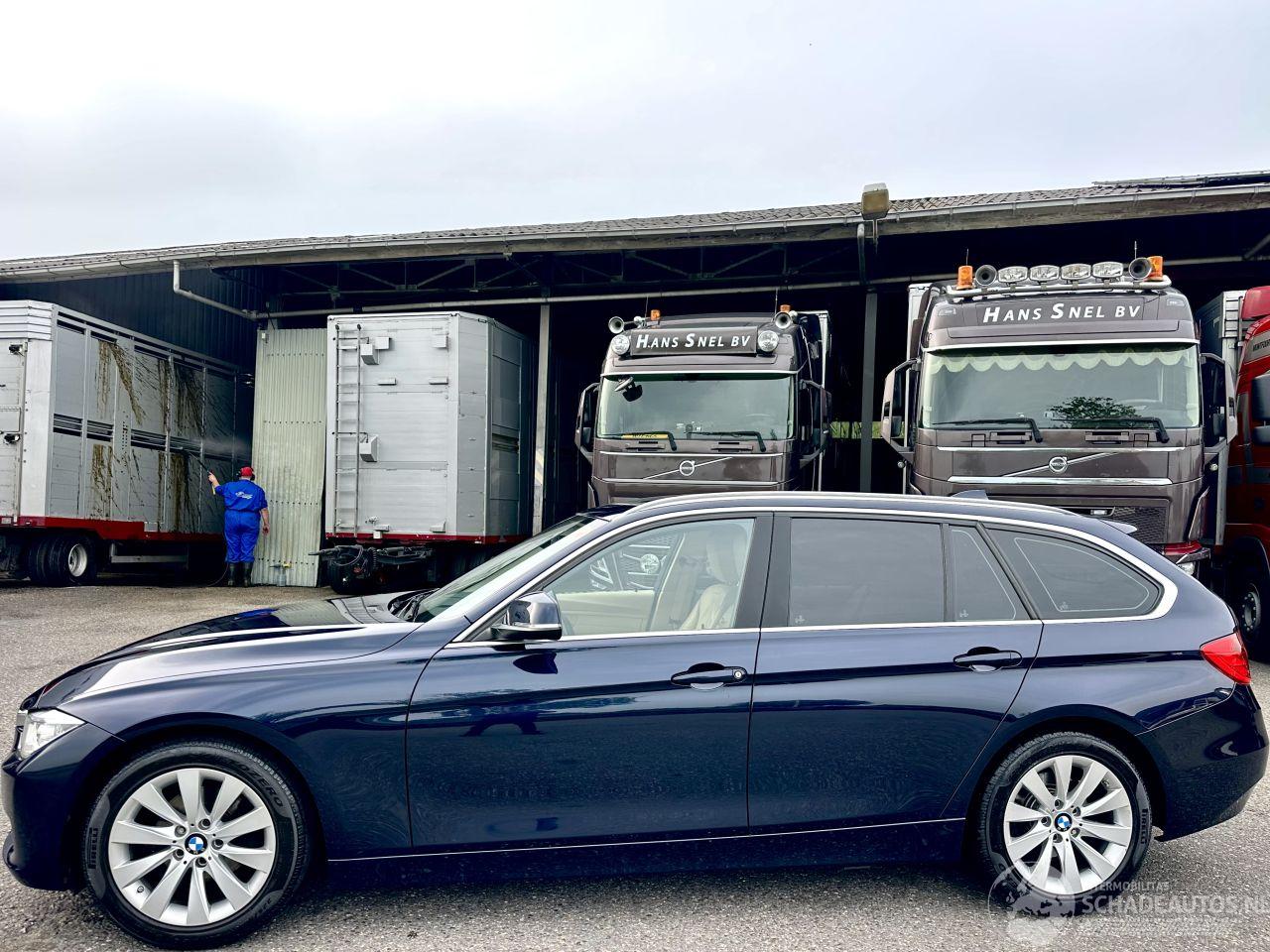 BMW 3-serie Touring 320i 184pk 8-traps aut High Executive - nap - xenon - beige leer - stoelverw - navi - pdc - elektr klep