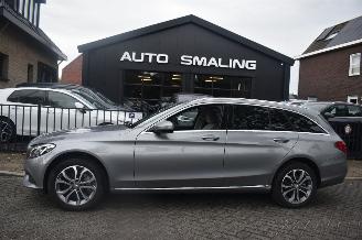 krockskadad bil auto Mercedes C-klasse 350E Lease Edition 211Pk *Navi/Clima/Camera/Burmeister 2015/12