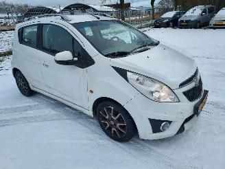 krockskadad bil auto Chevrolet Spark 1.2  162000 km 2010/9