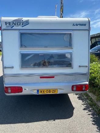 Schade caravan Fendt  Stapelbed Saphir 490 Voortent en luifel 2000/2