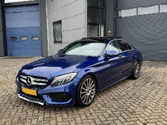 Auto incidentate Mercedes C-klasse 250 Premium Plus AMG Pakket Pano Burnmester 360Camera Head-Up 2017/7