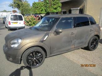 Voiture accidenté Mini Countryman 2.0 COOPER SD AUTOMAAT ALL4 CLIMA NAVI LEDER PANO 2013/2