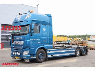 uszkodzony ciężarówki DAF XF 480 FAN VDL S-25-6600 Leder Standairco Hydrauliek 6X2 Euro 6 2020/11