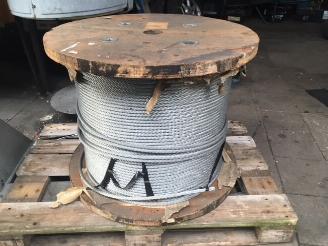 damaged other Overige  Staalkabel nieuw gegalvaniseerd op rol van 1100 meter 2018/1